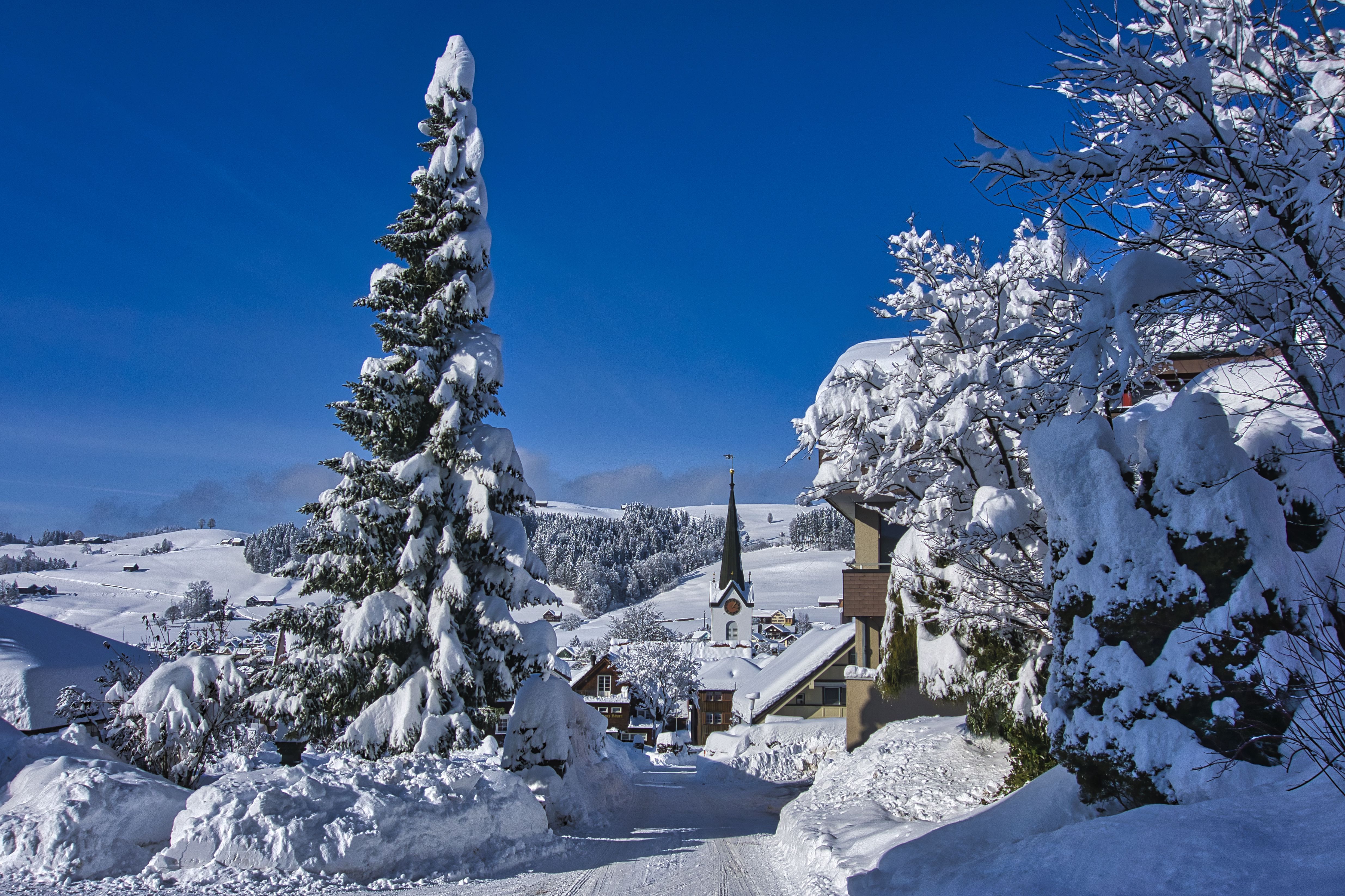 Oberdorf im Winter